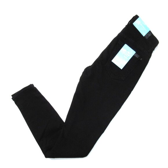 NWT 7 For All Mankind The Ankle Skinny in Black b(air) Stretch Jean 25 - Picture 4 of 4